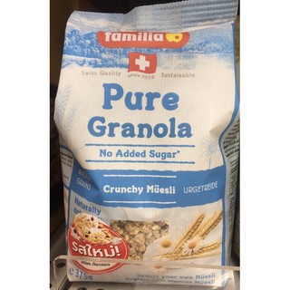 แฟมิเลียเพียวกลาโนร่า 375กรัม Familia Pure Granola 375g