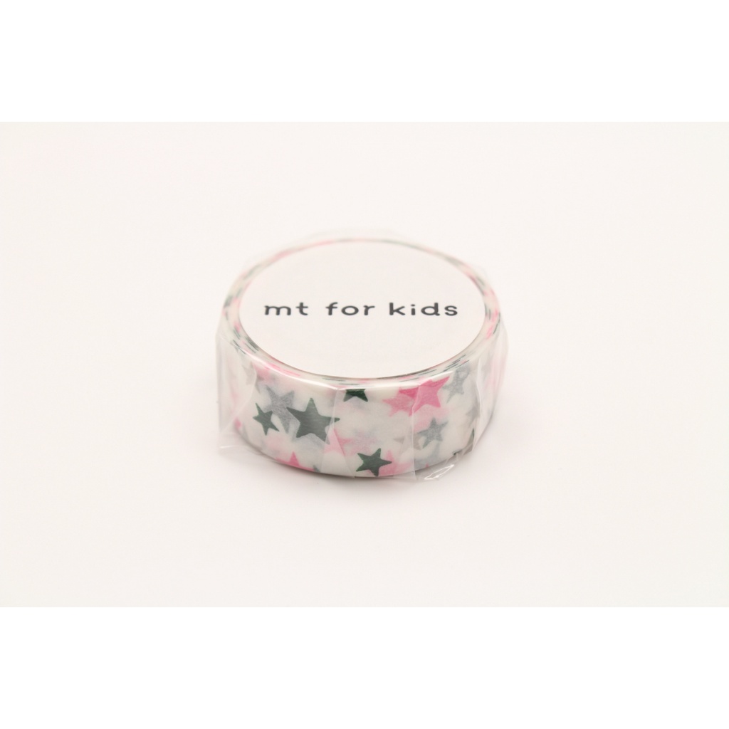 mt masking tape motif star (MT01KID006) / เทปตกแต่งวาชิ ลาย motif star แบรนด์ mt masking tape ประเทศ
