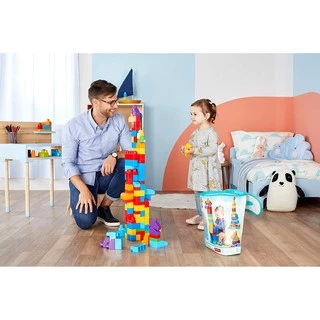 Mega Bloks First Builders Big Building Bag (60 PCS) ตัวต่อ เมกะ บล๊อค บล๊อคตัวต่อ ของเล่นเด็ก ของเล่น DCH54 , DCH55