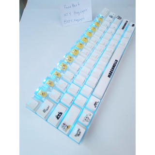 keycaps น้องหมีไฟลอดOEM profile, cherry mx