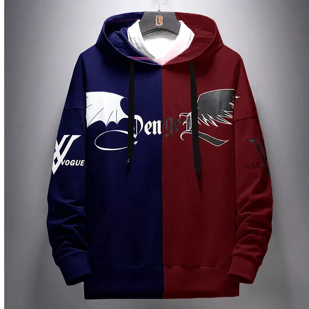Zazom895 ผู้ชาย Hoodie Vaque Hoodie ผสมเสื้อแจ็คเก็ตผู้ชายขนแกะผู้ชาย Hoodie ขนาด L-XL