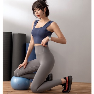 กางเกงออกกำลังกายผู้หญิง เอวสูง  เก็บพุง และ สปอร์ตบรา (ขายแ…