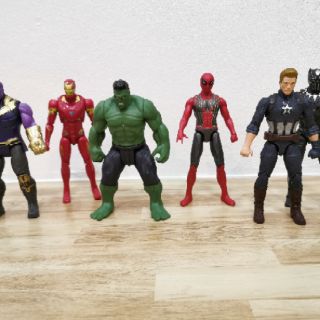 โมเดลอเวนเจอร์​ Avengers​ model เซ็ท 6​ ตัว​ ขนาด​ 7 นิ้ว​ มีไฟทุกตัว​ รายละเอียดสวย​ ภาคใหม่ล่าสุด