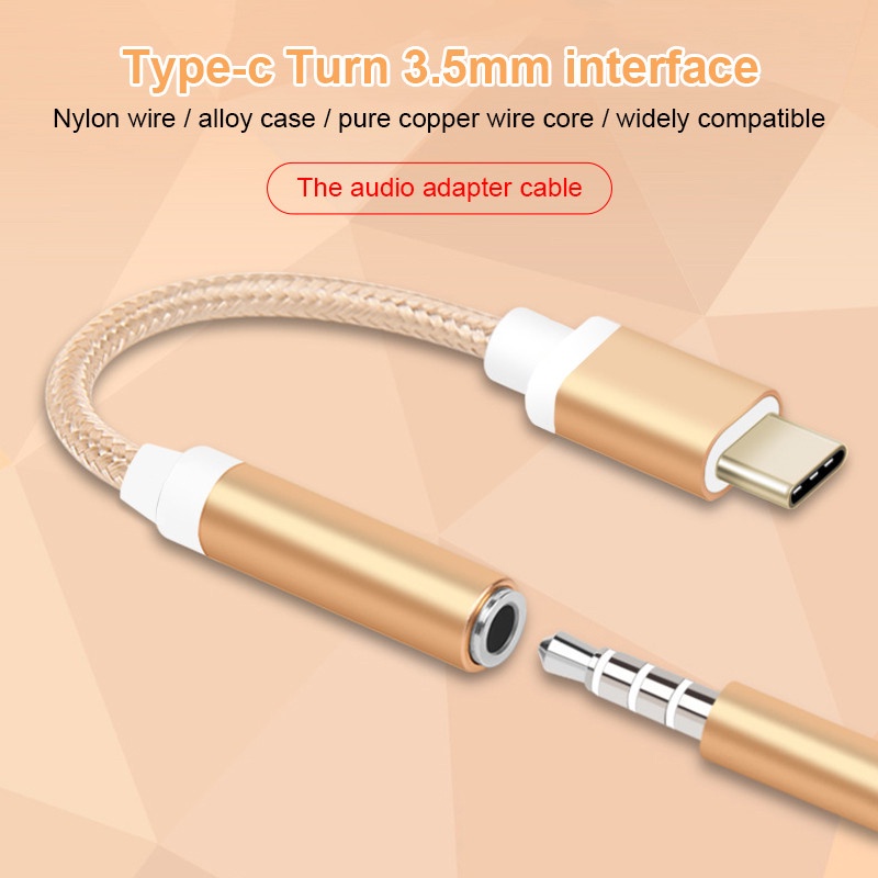 USB Type C ถึง 3.5 มม.แจ็คสายสัญญาณเสียง USB-C Type-C รูปที่ 7