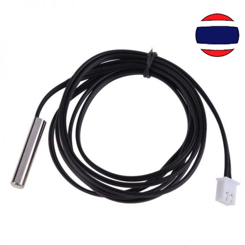 1Pcs NTC Thermistor Temperature Sensor Waterproof Probe Wire 10K 1% 3950 เซ็นเซอร์ กันน้ำ