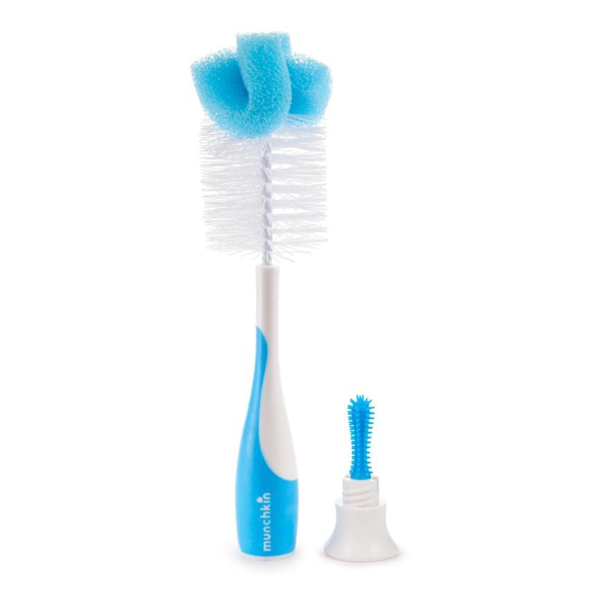 Munchkin : MNK16020 แปรงล้างขวดนม Sponge Bottle Brush - 1pk (คละสี-กรุณาเเจ้งสีที่ต้องการทางเเชทร้านค้า)