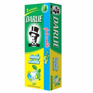 Darlie ดาร์ลี่ ยาสีฟัน ดับเบิ้ล แอคชั่น 170 กรัม แพคคู่