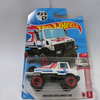 รถเหล็ก Hotwheels MERCEDES BENS UNIMOG 1300 (ib29)