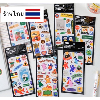 ส่งด่วน★สติ้กเกอร์ไดคัท MY BUDDY PHONE DECO STICKER ST01