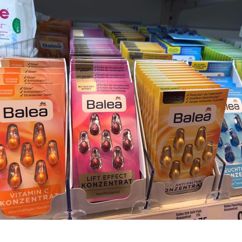 #เซรุ่มหยดน้ำบาเลีย Balea Lift effect Kontezentra Q10 ANTI-FALTEN