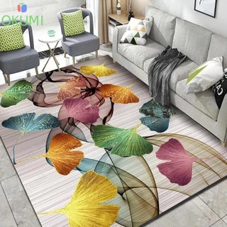 OKUMI_SHOP พรมปูพื้น ขนาด 120x160 ซม พรมปูพื้นห้องนั่งเล่น carpet พรมตกแต่งบ้าน(สุ่มลาย)