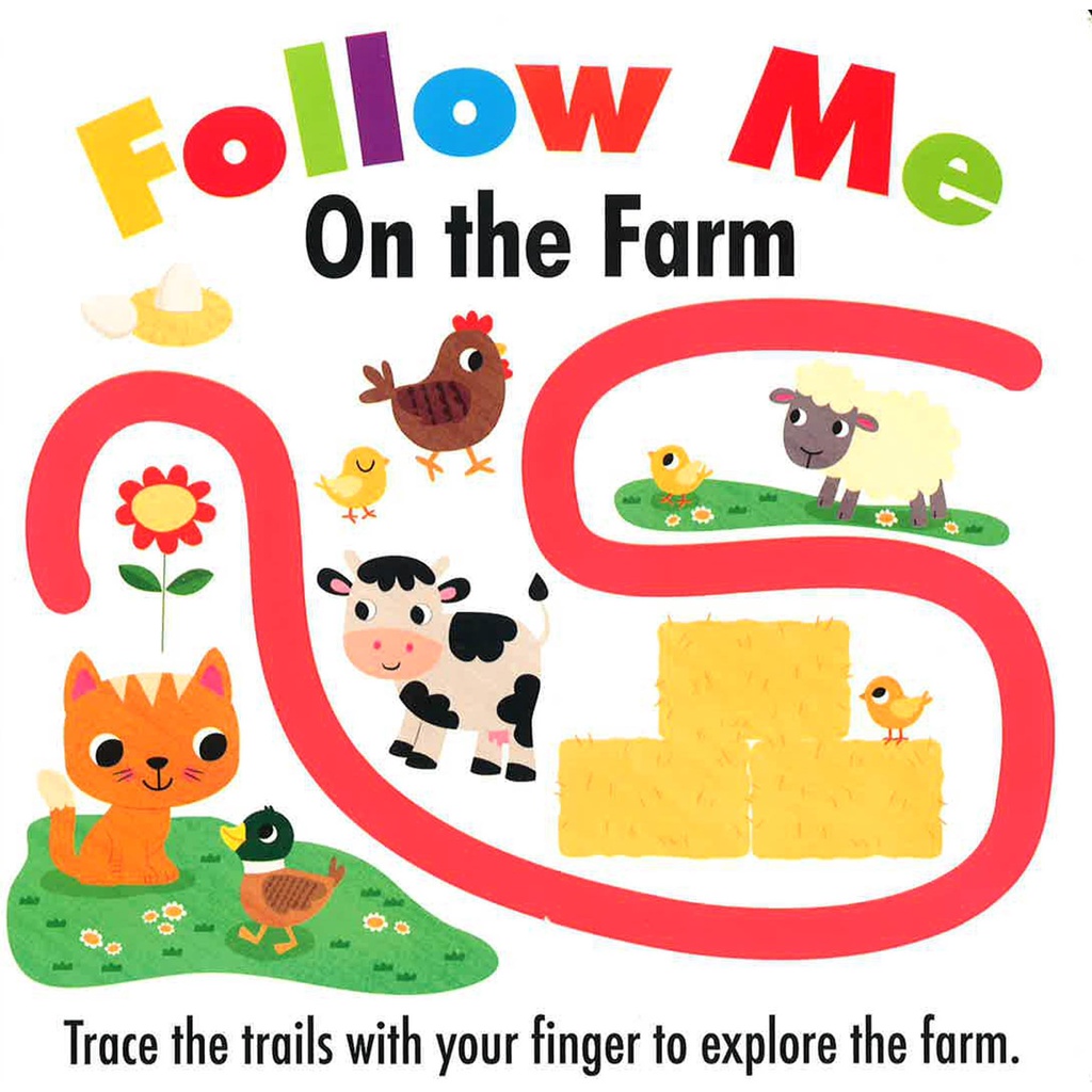 BBW หนังสือ Follow Me Boards: On The Farm ISBN: 9781789059281