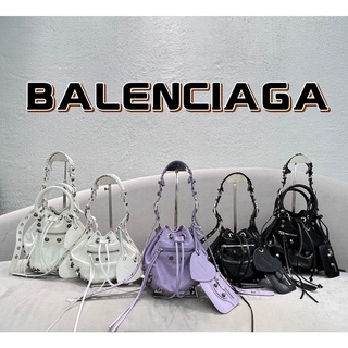 พรี​ Balenciaga city กระเป๋า​ถัง​น้ำ​กระเป๋าแฟชั่นกระเป๋าสะพายหนังแกะกระเป๋าสะพายข้าง92567