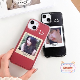 เคสโทรศัพท์มือถือ แบบใส ลายหน้ายิ้ม พร้อมช่องใส่บัตร สําหรับ Realme C35 C31 9i 8i 9 8 Pro + C21Y C25Y GT Neo 2 C21 V13 Q3i C20 V15 C15 C12 C25S C25 C11 7i C17 Q2 X7 7 Pro เคสโทรศัพท์