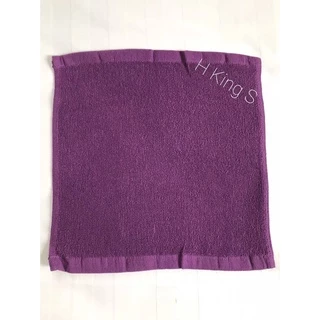 ผ้าเช็ดหน้าโรงแรม 12"x12" cotton 100% 1ปอนด์ ทอขนหิ้น ด้ายคู่ ซับน้ำดี สินค้าพร้อมส่ง ผลิตในไทย