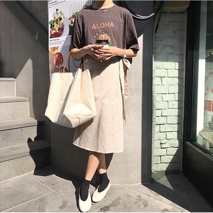 พร้อมส่งค่า!!Tote Bag ใบใหญ่จุสุดๆ T017