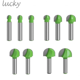 LUCKY~1pc 8mm Shank Ball Nose End Mill Round Nose Cove CNC Milling Bit Radius Core#Ready Stock