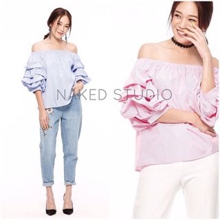 • Zara Off Shoulder Blouse