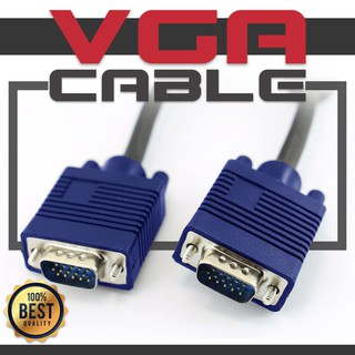 สายต่อจอ VGA Monitor สายต่อจอคอมพิวเตอร์ VGA MaleTo Male 15pin สายเส้นใหญ่ สายหนา งานดี 3+4 RGB 15m 20m 30m