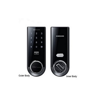 SAMSUNG SHS-3321 BLACK MULTI-F DIGITAL LOCK | SAMSUNG | SHS-3321 กลอนประตูดิจิตอล มือจับประตู ประตูและหน้าต่าง