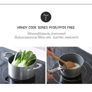 LocknLock กระทะก้นลึก Handy Cook Series ขนาด 15.5 cm รุ่น LHD1165