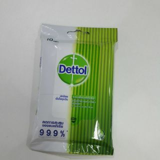 Dettol ทิชชู่เปียก ลดเชื้อโรค 99.9%