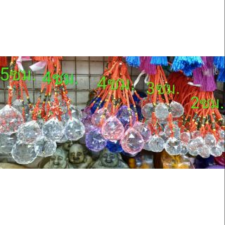 ที่แขวนลูกแก้วคริสตัลใสขนาด5ซม.