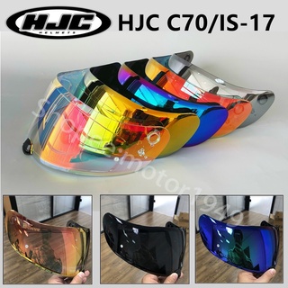 Hjc C70 เลนส์หมวกกันน็อค IS-17/FG-17/FG-ST Iridium Visor Lens Revo Lens สําหรับรถจักรยานยนต์ หมวกกันน็อค แบบเต็มหน้า