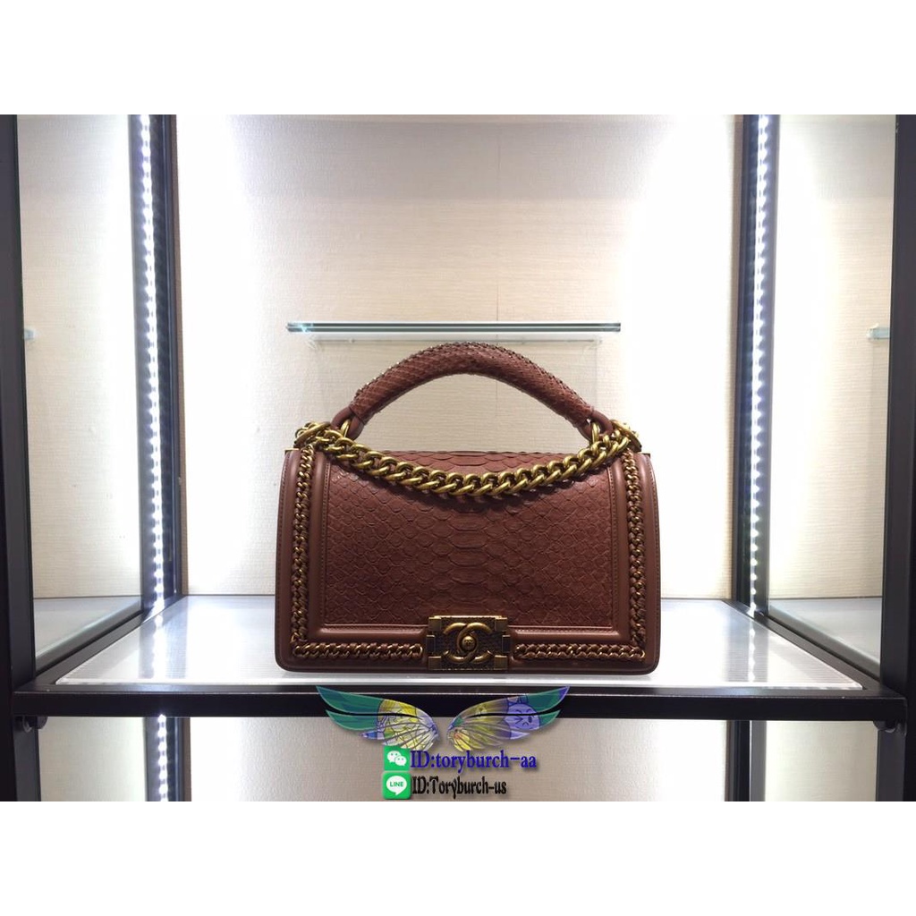 Python chanel vintage Leboy handbag casual boxy clutch luxury sling crossbody flap messenger bag