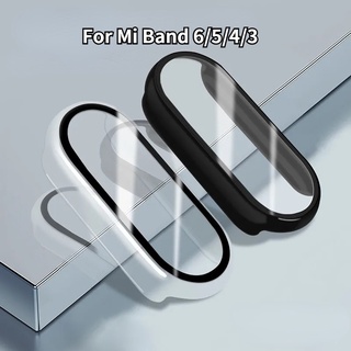 เคสกันกระแทก พร้อมฟิล์มกันรอยหน้าจอ สําหรับ Xiaomi Mi Band 7 6 5 4 3