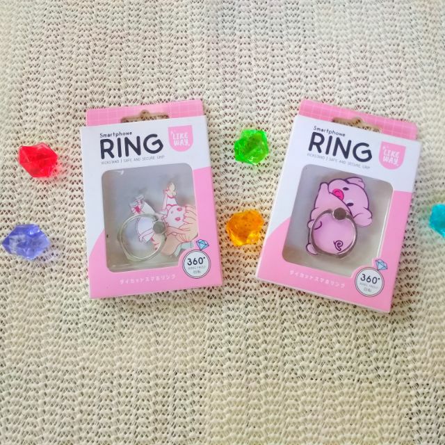 แหวนติดหลังโทรศัพท์มือถือ Smartphone Ring