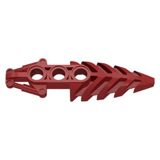 Lego part (ชิ้นส่วนเลโก้) No.50858 Bionicle Foot Visorak with 3 Pin Holes