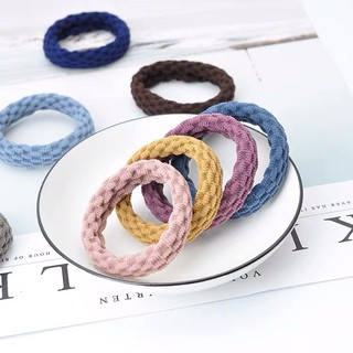 (A-029) Korea ยางรัดผม ยางรัดผมลอนคลื่น ส่งแบบสุ่มสี พร้องส่ง