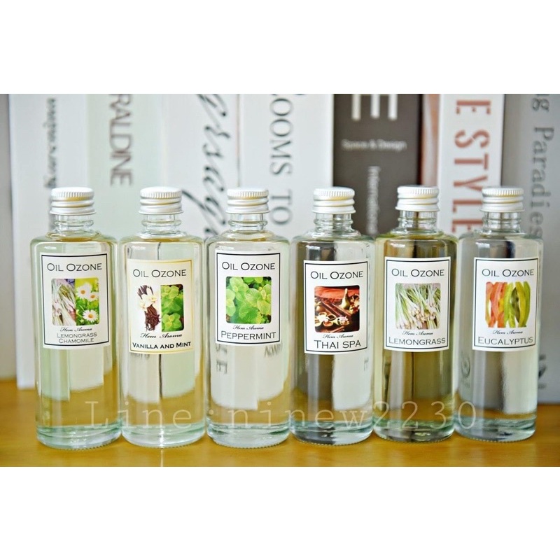 Oil Ozone น้ำหอมสำหรับใส่เครื่องพ่นควันและเครื่องปั่นฟอกอากาศ ขวดใหญ่ 85 ml