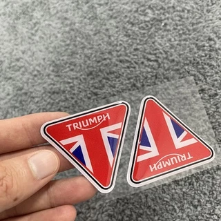 สติกเกอร์เรซิ่น ลาย Trident 660 Street Triple 675 1050 Tiger 800 Bobber Daytona 67 สําหรับติดตกแต่งรถจักรยานยนต์
