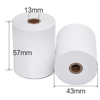 กระดาษความร้อน กระดาษใบเสร็จ foodpanda -แบ่งขาย 20ม้วน-ขนาด 57x40mm 57x30mm 57x50mm 80x50mm