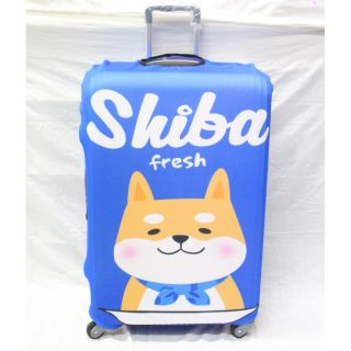 Luggage Cover ผ้าคลุม ถุงคลุมกระเป๋าเดินทางล้อลาก แบบหนา ยืดได้ มีซิปและสายรัด กันฝุ่น กันรอย สำหรับกระเป๋า26-30นิ้ว