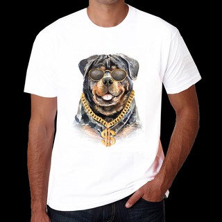 เสื้อลายหมา DRW002 rottweiler เสื้อยืด เสื้อยืดลายหมา เสื้อยืดสกรีนลายหมา