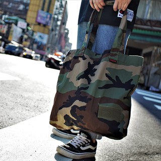 Soetac Shopping Bag กระเป๋าสะพาย กระเป๋าผ้า กระเป๋าลายพราง กระเป๋าช้อปปิ้ง กระเป๋าถือ