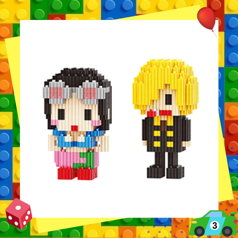 ตัวต่อเลโก้นาโนวันพีชแบบเฟือง Linkgo One Piece Nanoblock Size L