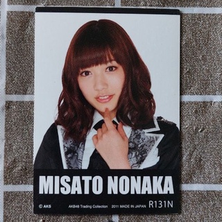 □มือ2 AKB48  MISATO NONAKA tradind card ปี 2011 made in japan