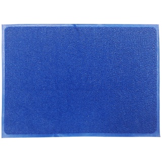 พรมใยไวนิล 50x70 ซม สีฟ้า DIFF C10 พรมเช็ดเท้า Vinyl fiber carpet 50x70 cm. Blue DIFF C10