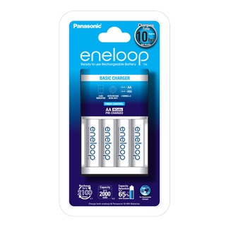 [ของแท้] Panasonic Eneloop ชุดแท่นชาร์จพร้อมถ่าน AA 2000mAh (4ก้อน)