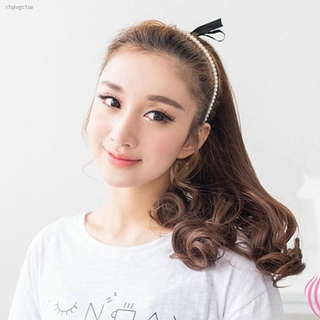 Hairband วิกผมเกาหลีผมหยิก (สีน้ำตาลอ่อน) 45 ซม