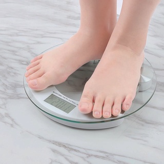 เครื่องชั่งน้ำหนักดิจิตอล ตาชั่งน้ำหนัก Weight Scale {รุ่นนี้กระจกหนามาก!} [รุ่นคุณภาพ ราคาคุ้มค่า]