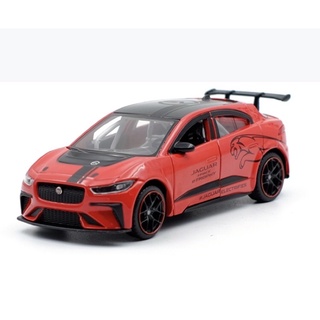 โมเดลรถยนต์ไฟฟ้า Jaguar I PACE 1: 36 เหล็ก