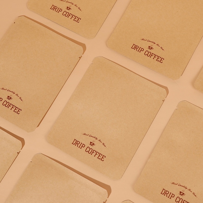(100ใบ)ถุงใส่กาแฟดริป ซองใส่กาแฟดริป กระดาษคราฟท์ อลูมิเนียมฟอยล์ เฉพาะซองนอก - รูปที่ 2