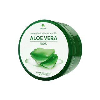 Freshment Soothing and Moisture Aloe Vera Gel 300ml. เฟรชเม้นท์ ซูธติ้ง อโลเวร่า บำรุงผิวให้เนียนนุ่มชุ่มชื้น เย็นสบาย