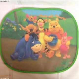 ม่านบังแดดด้านข้างรถ pooh พูห์ 1 set มี 2 อัน