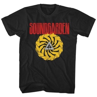 Uniqloo leee Soundgarden - Badmotorfinger เสื้อยืดสีดำสำหรับผู้ชายปี V3